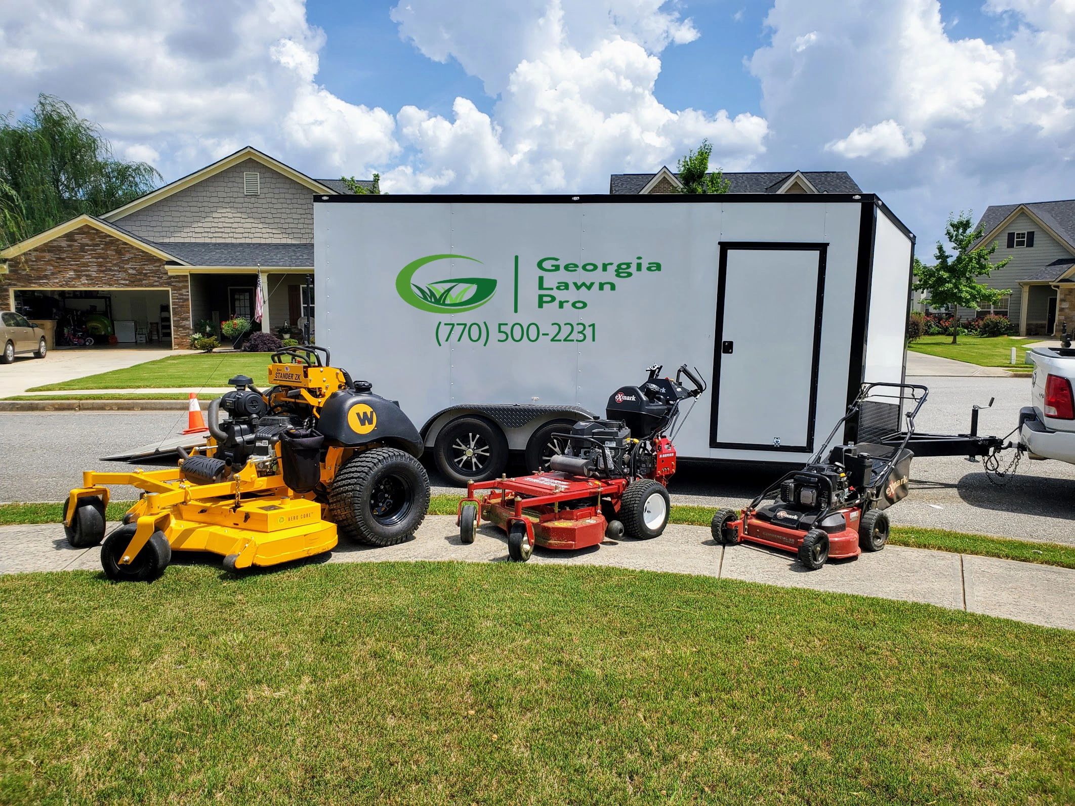 Georgia Lawn Pro trailer